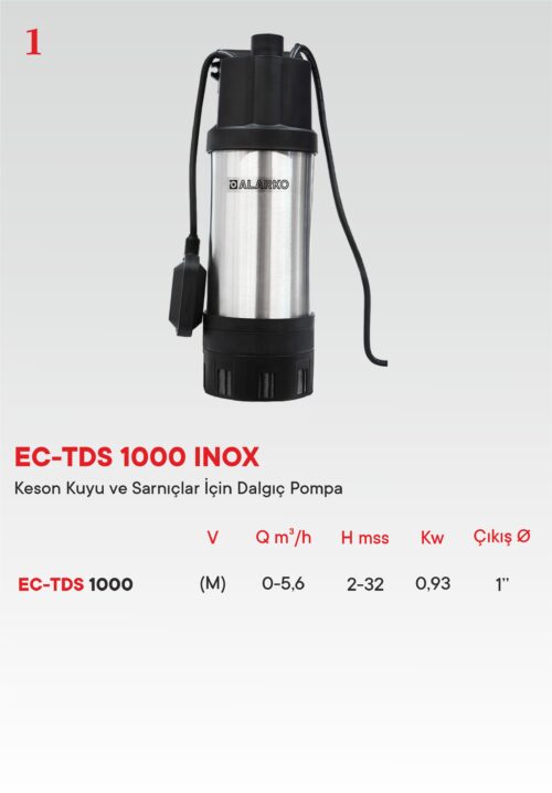Diamond EC-TDS1000 Multi Inox Serisi